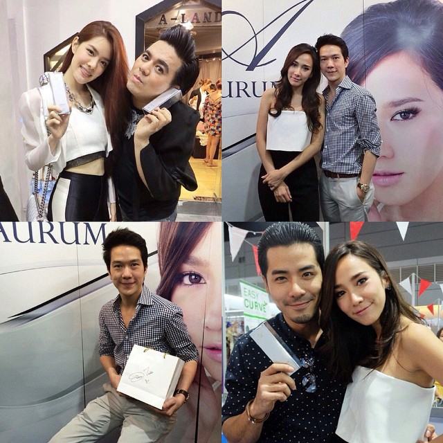 "อั้ม" ขึ้นเเท่นเจ้าของธุรกิจ"Aurum Ultimate" โชว์ออร่ากลางเเสงเเดด