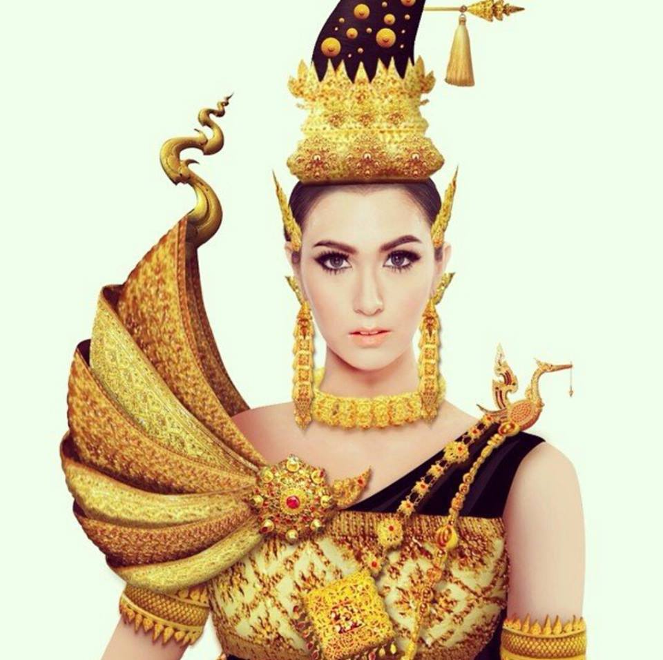 ชุดประจำชาติไทย 2014 อีกหนึ่งผลงานที่ส่งเข้าประกวดปีนี้ คอนเส็ป "ยี่เป็ง The Festival Of Lights"