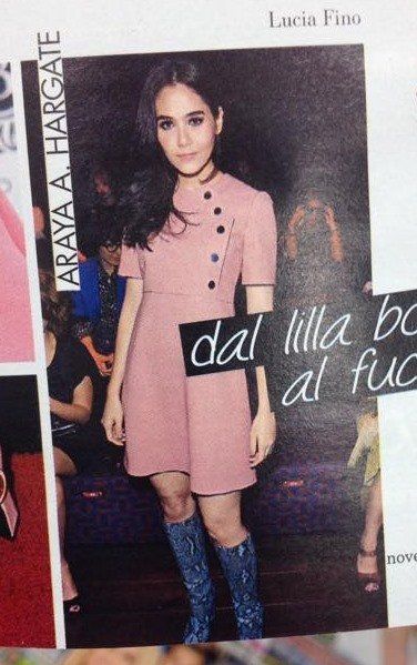 เจอในนิตยสาร Fashion ชื่อดัง ของอีตาลี่ "Silhouette -Italy"เลย เอามาฝากแฟนๆ"ชมพู่ อารยา"