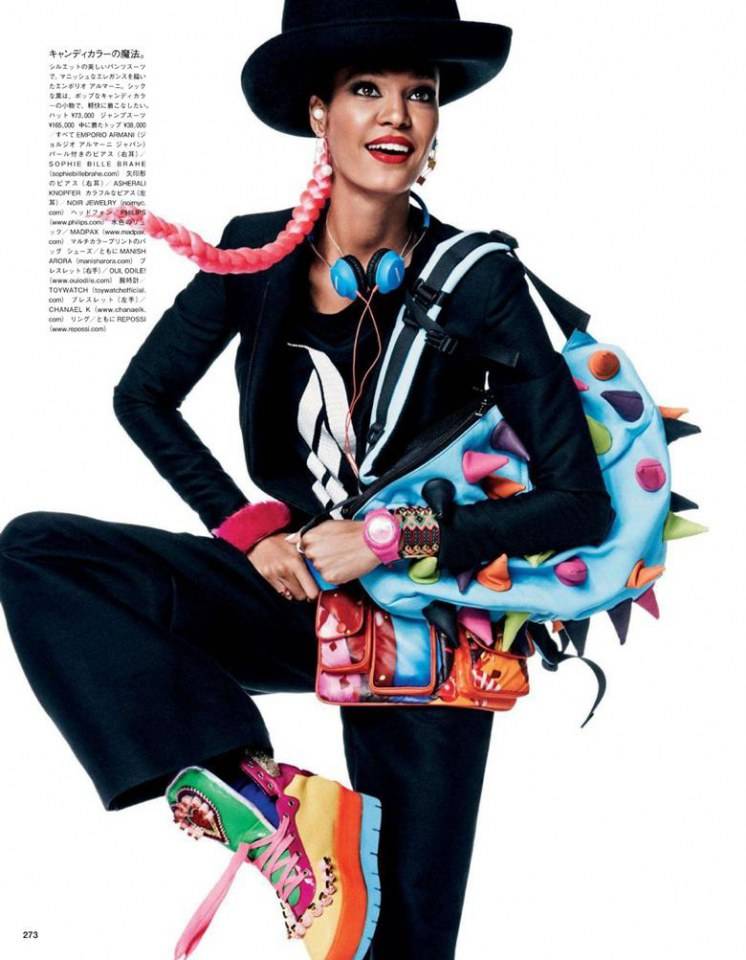 Joan Smalls @ Vogue Japan December 2014
