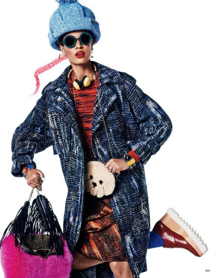 Joan Smalls @ Vogue Japan December 2014