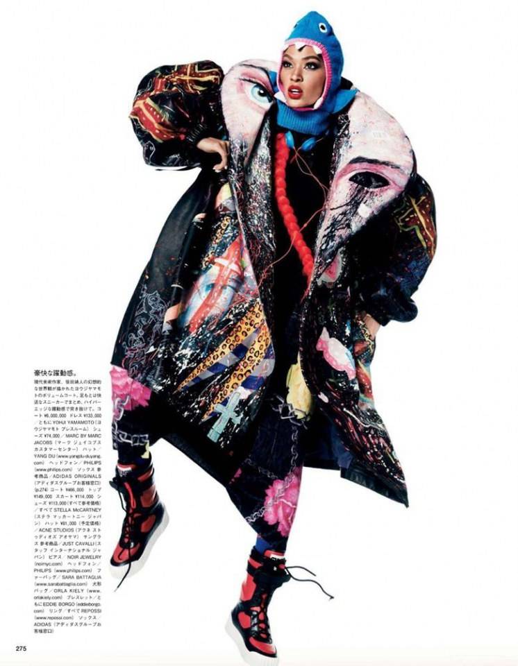 Joan Smalls @ Vogue Japan December 2014