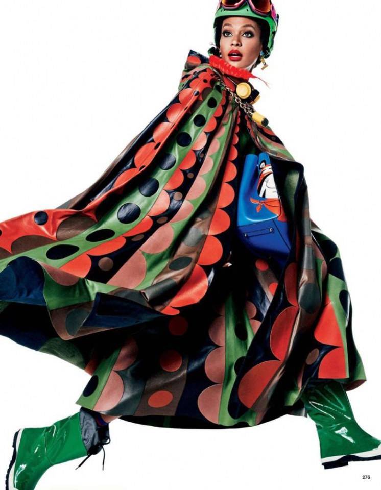 Joan Smalls @ Vogue Japan December 2014