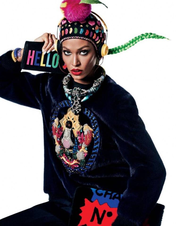 Joan Smalls @ Vogue Japan December 2014