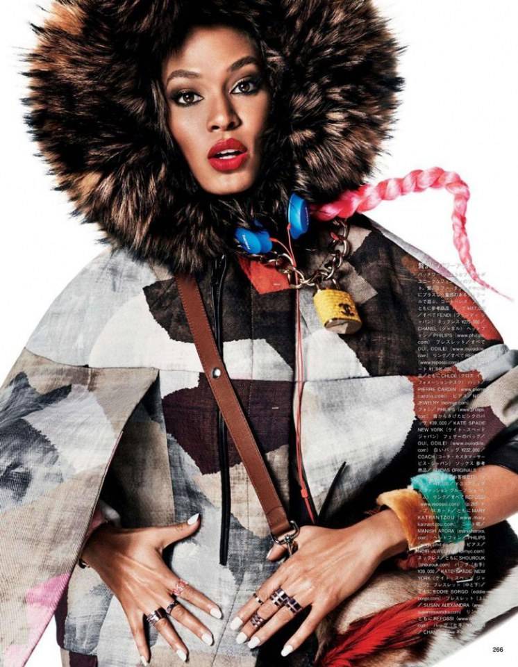 Joan Smalls @ Vogue Japan December 2014