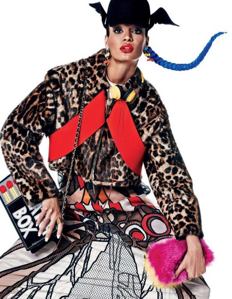 Joan Smalls @ Vogue Japan December 2014