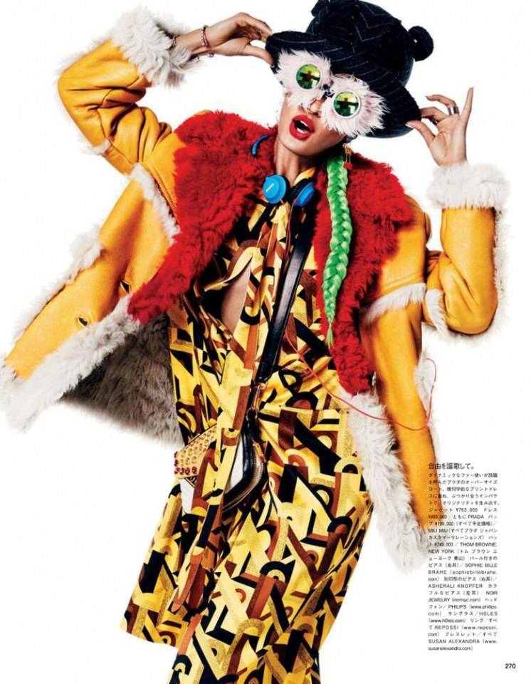 Joan Smalls @ Vogue Japan December 2014