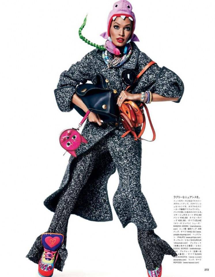 Joan Smalls @ Vogue Japan December 2014