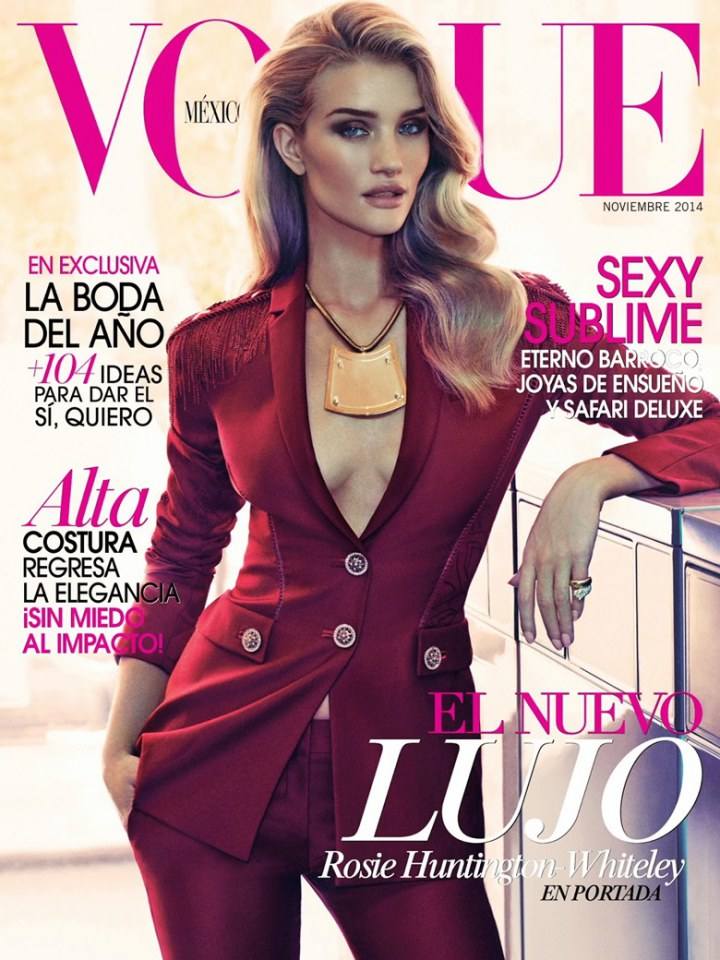 Rosie Huntington-Whiteley @ Vogue Mexico November 2014