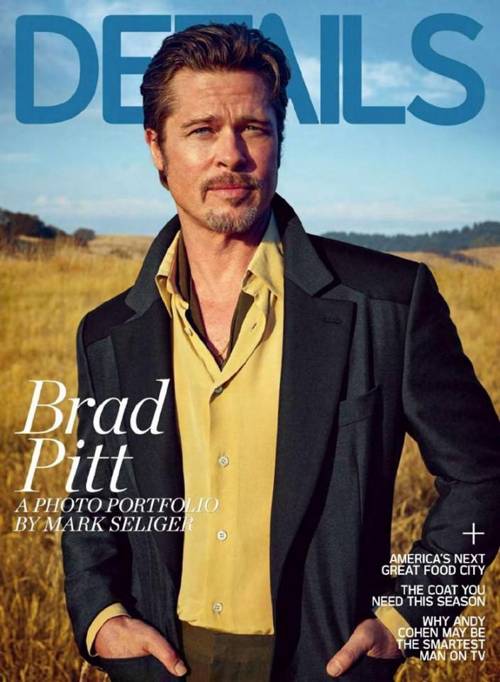 Brad Pitt @ Details Magazine November 2014