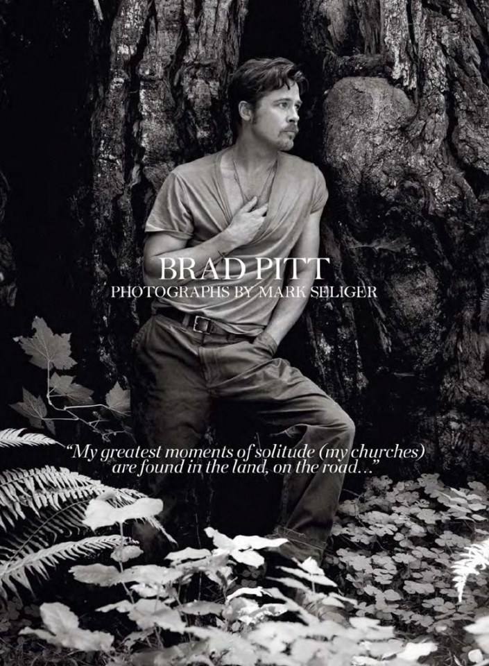 Brad Pitt @ Details Magazine November 2014