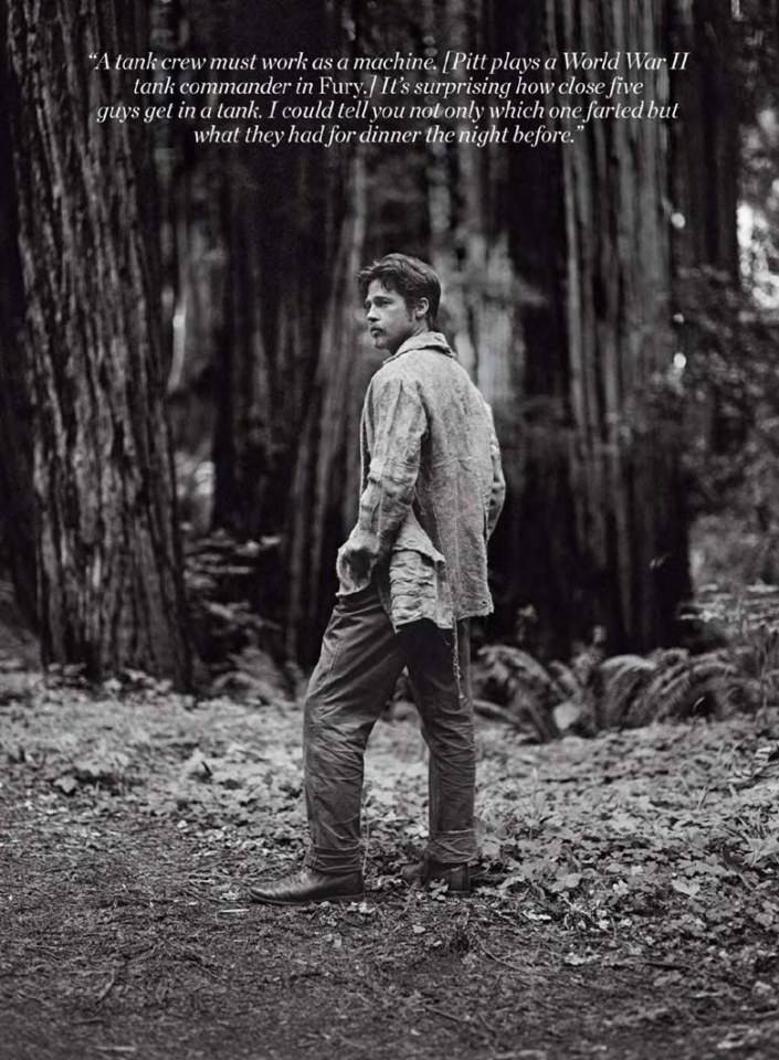 Brad Pitt @ Details Magazine November 2014
