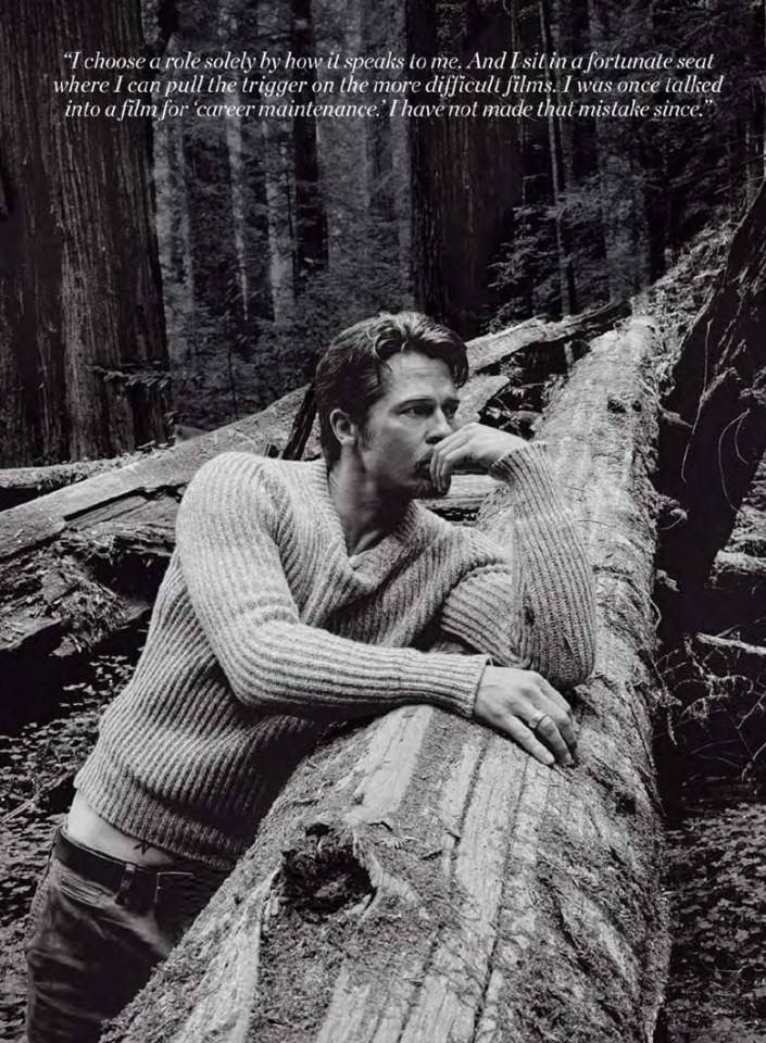 Brad Pitt @ Details Magazine November 2014