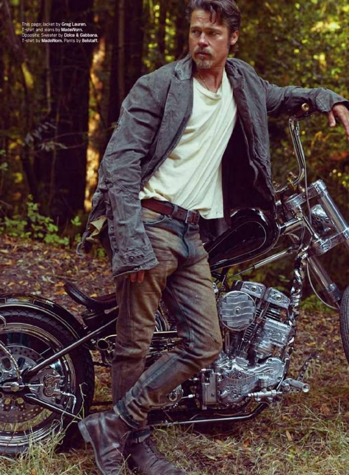 Brad Pitt @ Details Magazine November 2014
