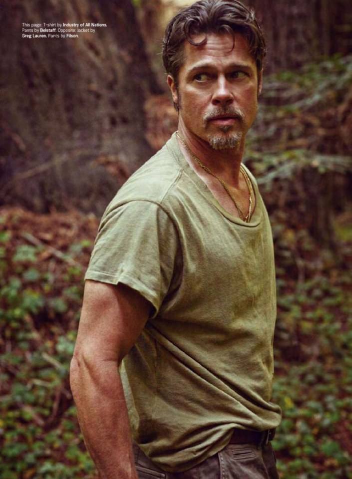 Brad Pitt @ Details Magazine November 2014