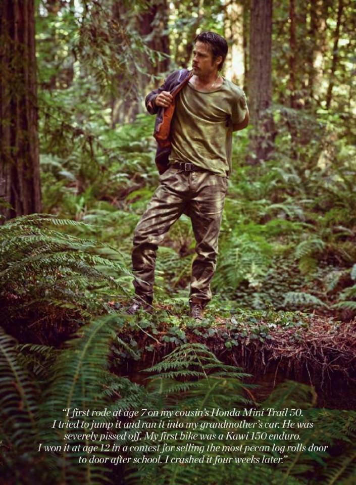 Brad Pitt @ Details Magazine November 2014