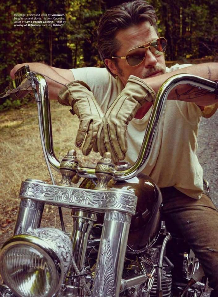 Brad Pitt @ Details Magazine November 2014