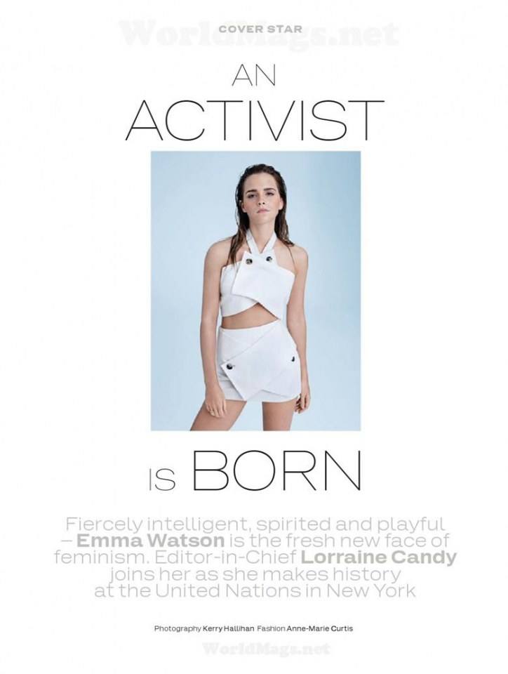Emma Watson @ Elle UK December 2014
