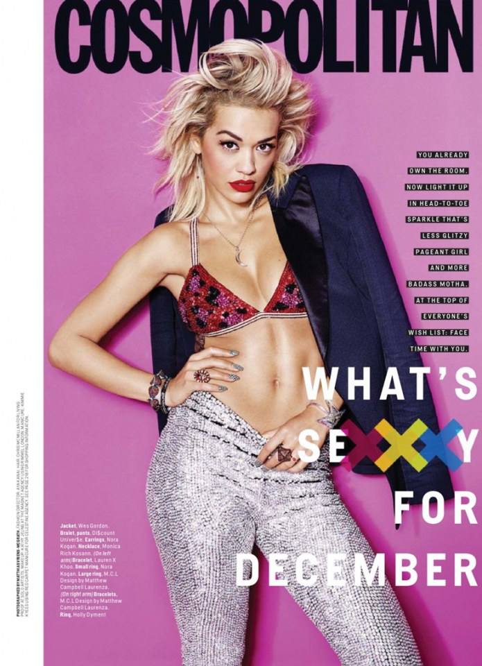 Rita Ora @ Cosmopolitan US December 2014