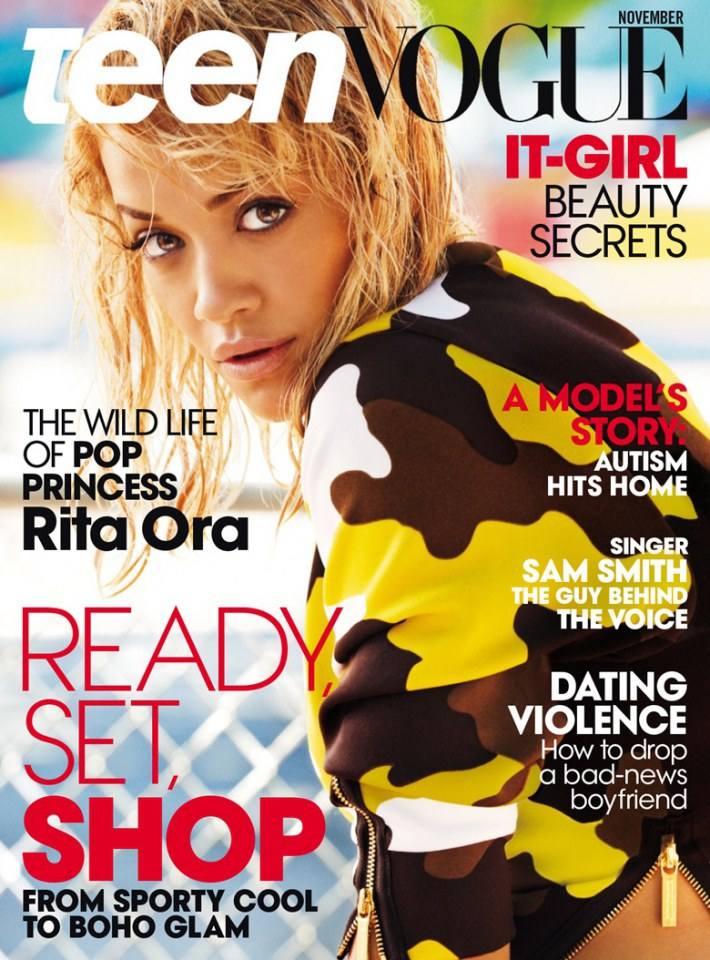 Rita Ora @ Teen Vogue November 2014