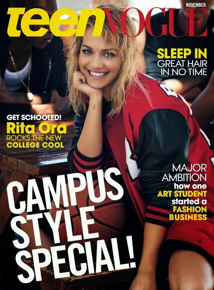 Rita Ora @ Teen Vogue November 2014