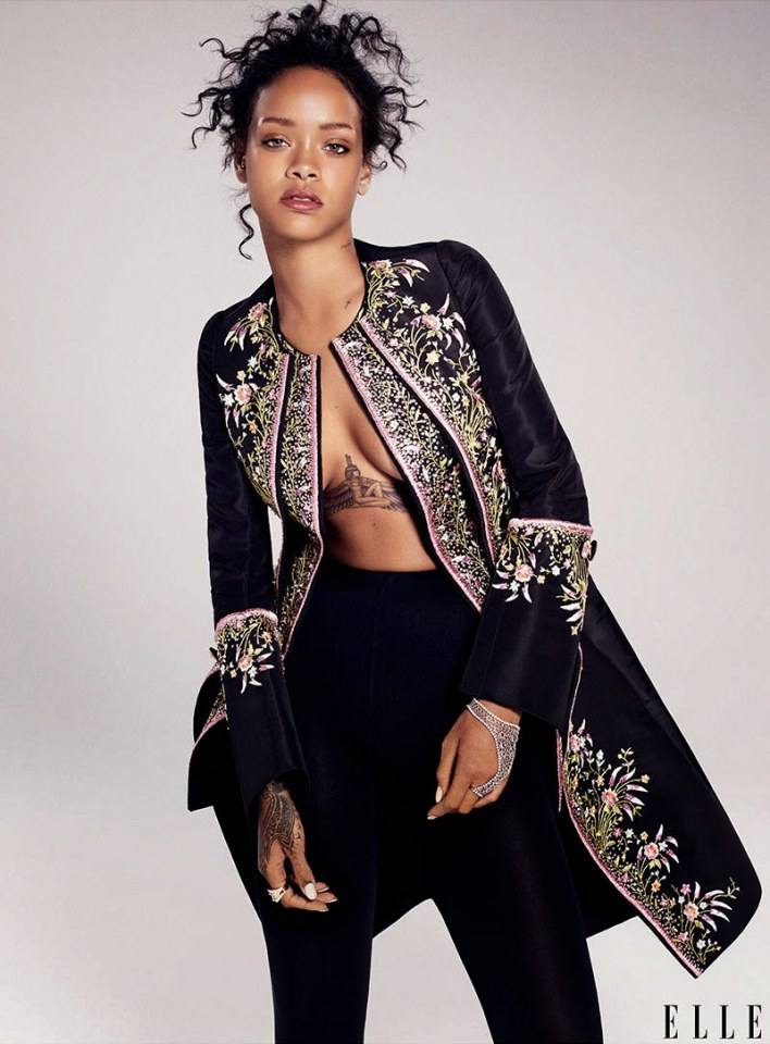 Rihanna @ Elle US December 2014