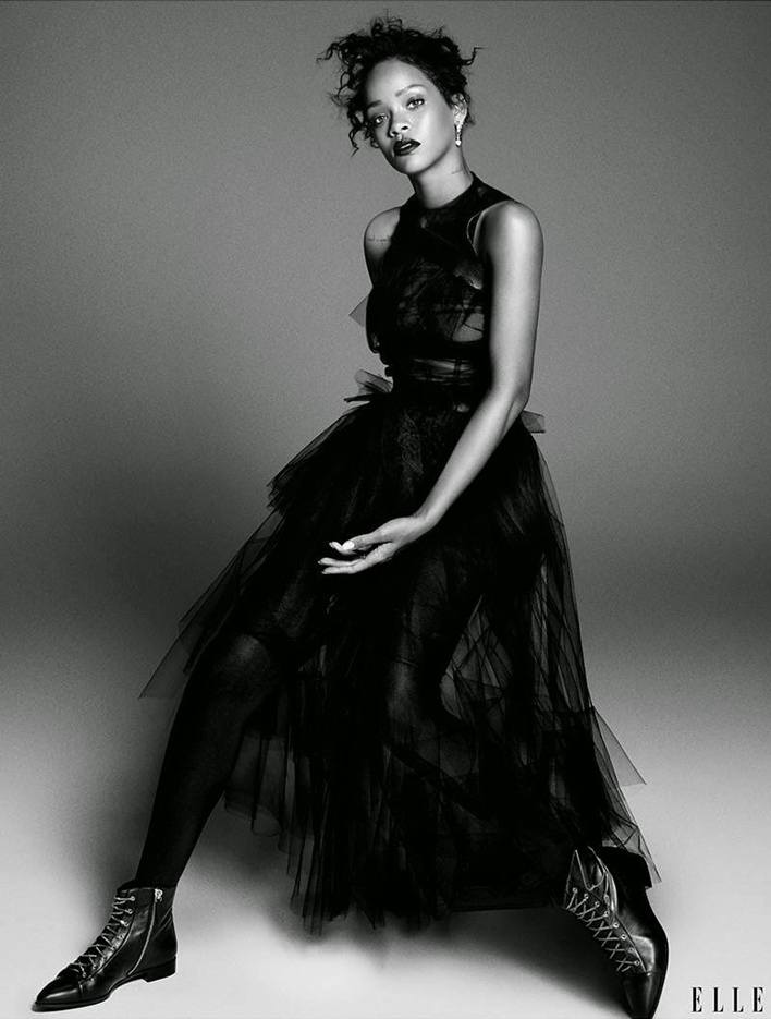 Rihanna @ Elle US December 2014