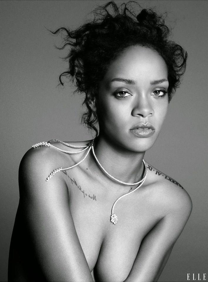 Rihanna @ Elle US December 2014