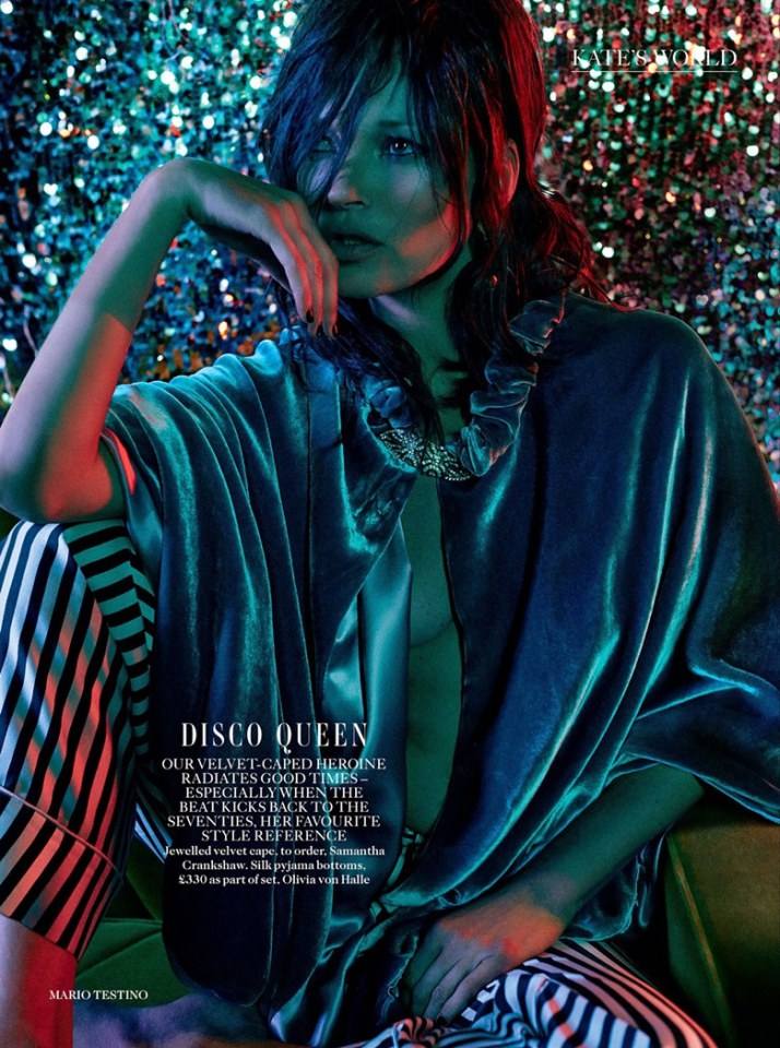 Kate Moss @ Vogue UK December 2014
