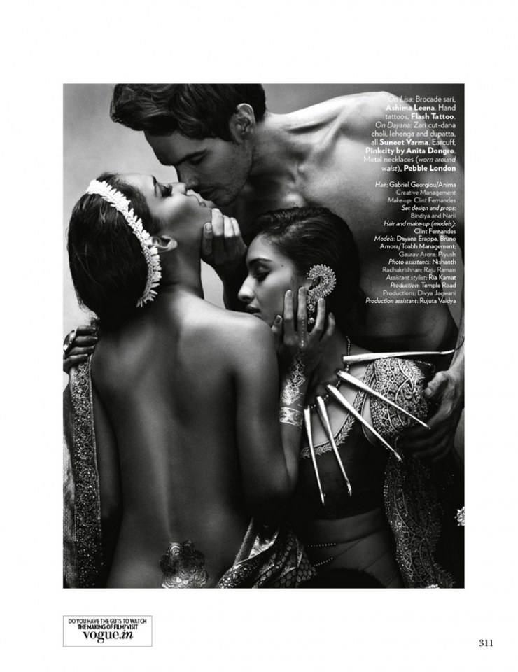Lisa Haydon @ Vogue India November 2014