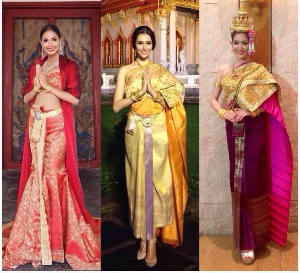 3นางงามไทย กับ 3ชุดไทย