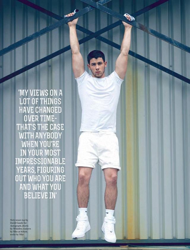 Nick Jonas @ Attitude UK December 2014