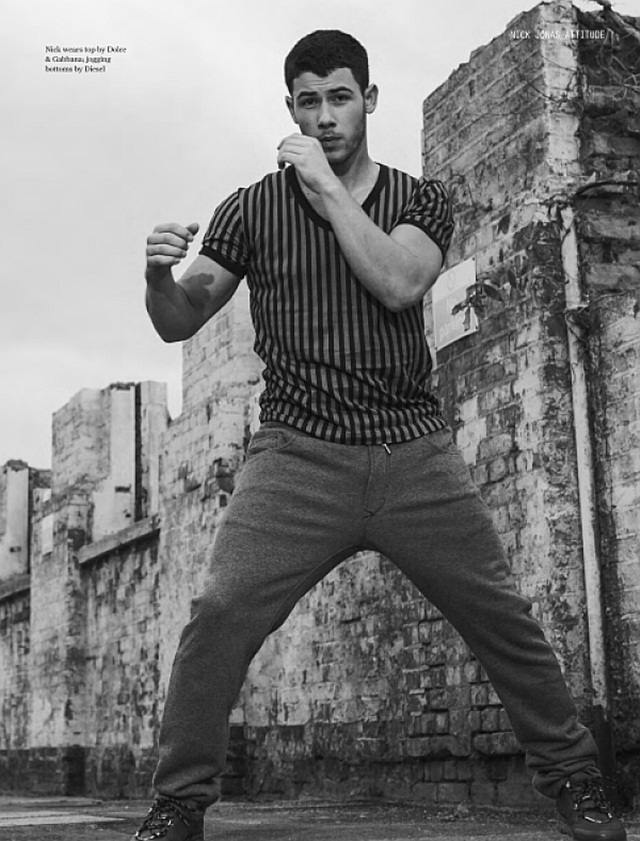 Nick Jonas @ Attitude UK December 2014