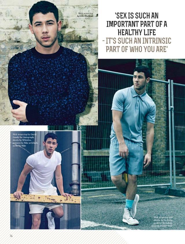 Nick Jonas @ Attitude UK December 2014