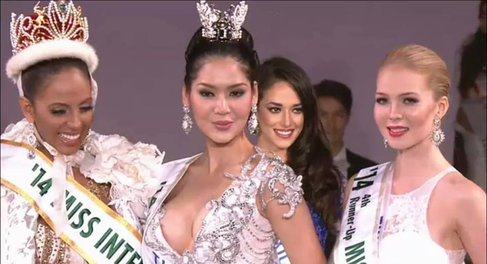 แสดงความยินดีกับ พอลลี่ สาวไทยคว้าที่ 3 เวที Miss International 2014