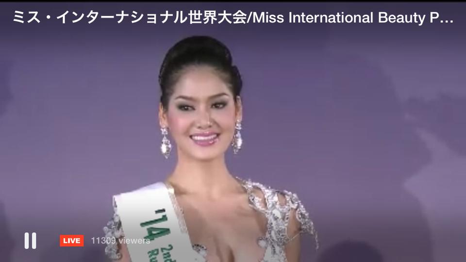 แสดงความยินดีกับ พอลลี่ สาวไทยคว้าที่ 3 เวที Miss International 2014