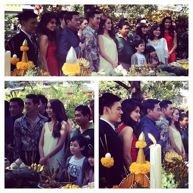 เวียร์ ศุกลวัฒน์ ควง เปรี้ยว ทัศนียา บวงสรวงละครมรสุมสวาท