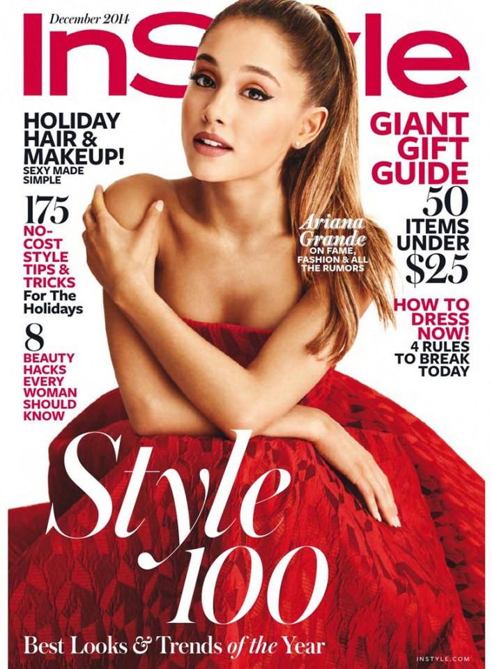 Ariana Grande @ InStyle US December 2014