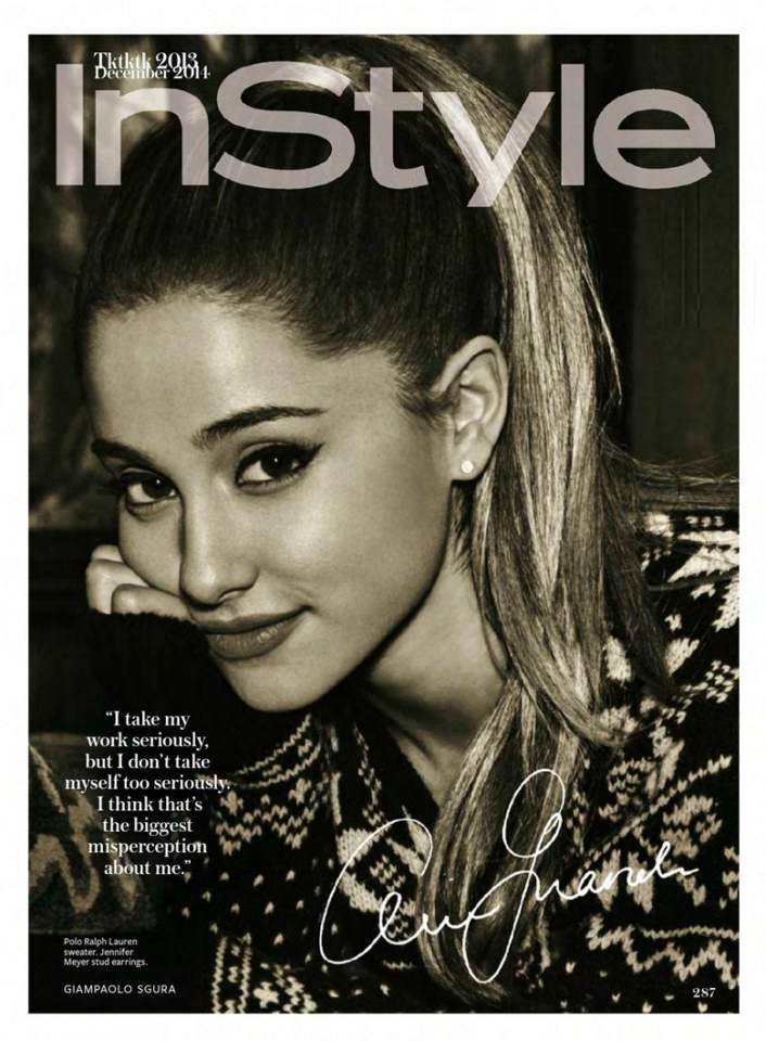 Ariana Grande @ InStyle US December 2014