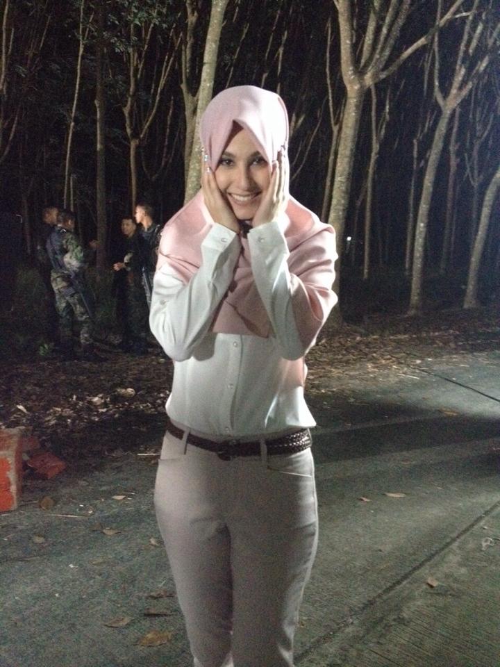ขวัญ อุษามณี *** ถ่ายภาพยนตร์ เฉลิมพระเกียรติ "ในม่านหมอก"