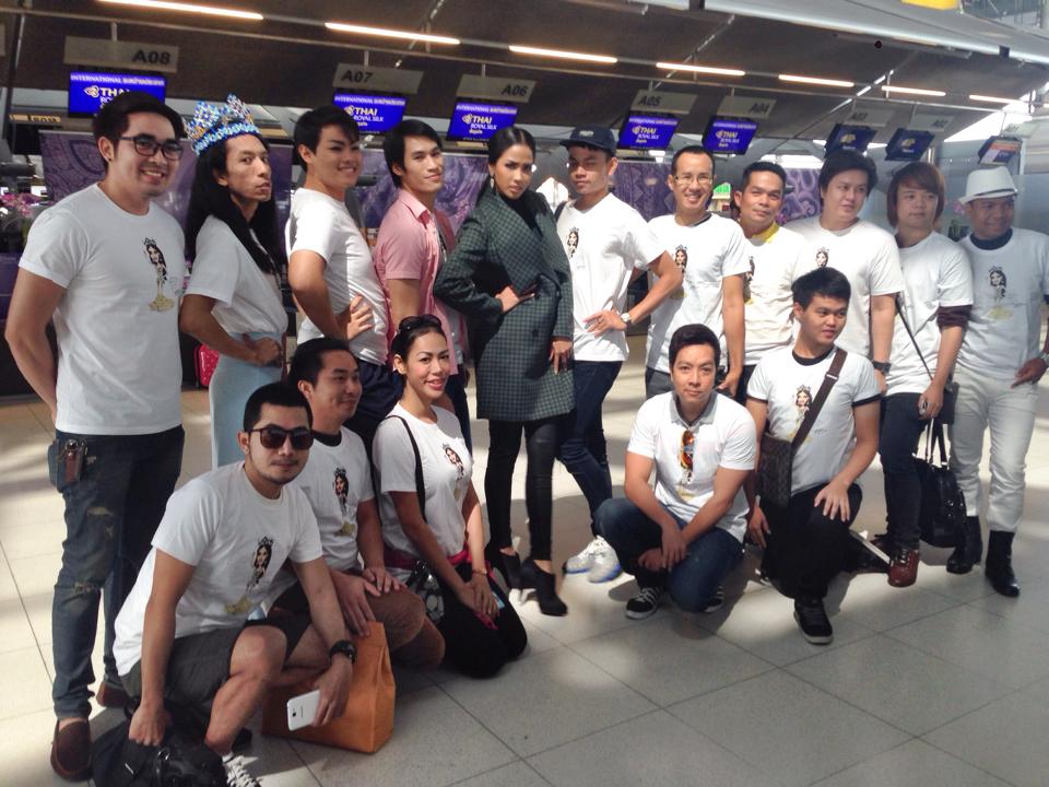 เมญ่า Miss Thailand World 2014 ออกเดินทางไปกรุงลอนดอน สู้ศึกสงครามนางงามโลก Miss World