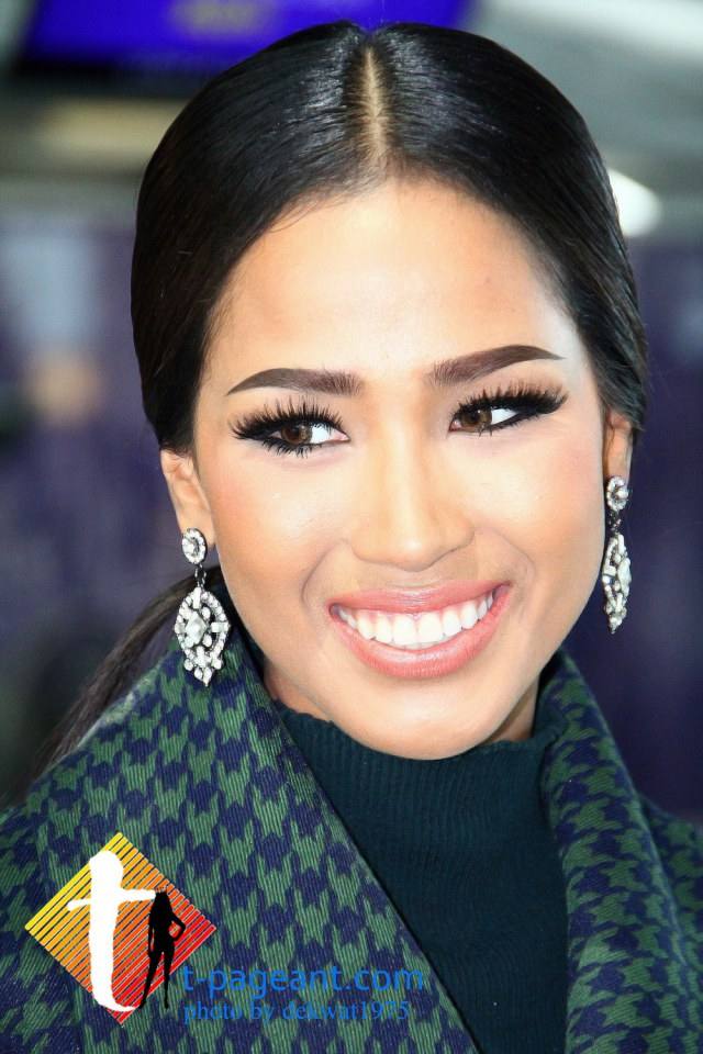 เมญ่า Miss Thailand World 2014 ออกเดินทางไปกรุงลอนดอน สู้ศึกสงครามนางงามโลก Miss World