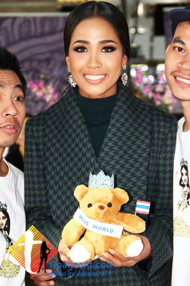 เมญ่า Miss Thailand World 2014 ออกเดินทางไปกรุงลอนดอน สู้ศึกสงครามนางงามโลก Miss World
