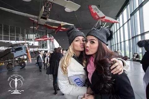 น้องปลาและเพื่อนๆ ระหว่างเก็บตัวการประกวด Miss Supranational 2014 ที่โปแลนด์