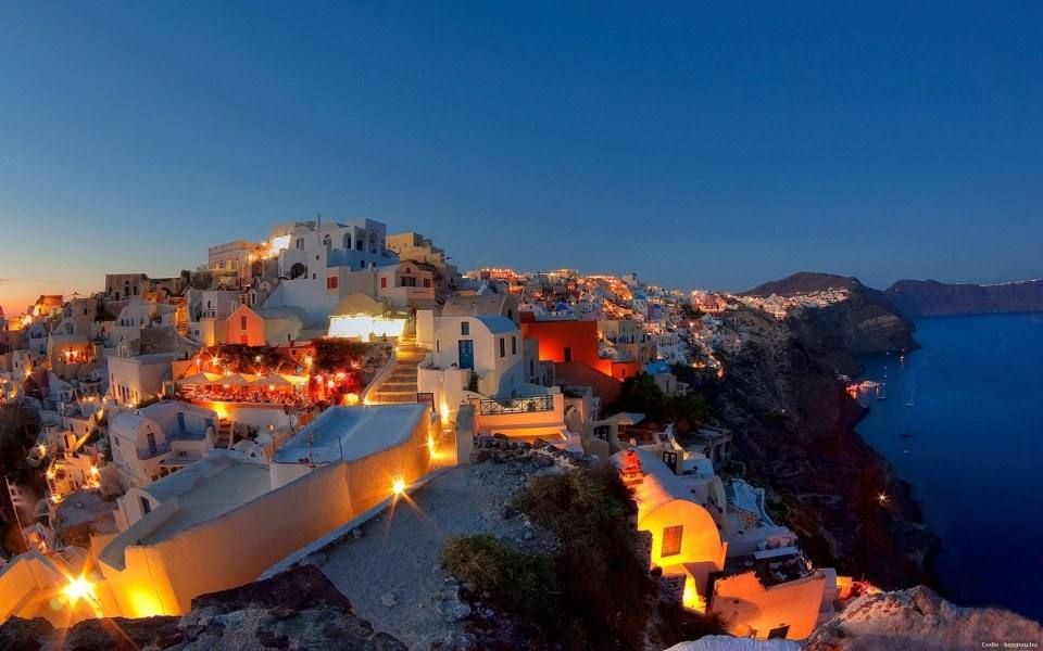Santorini, Greece Night View :)