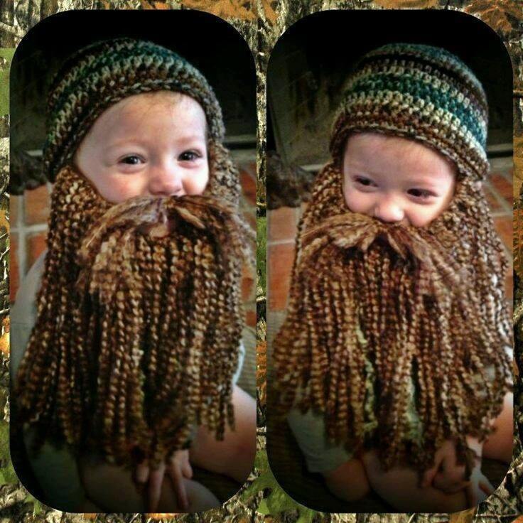 Crochet Hat & Beard.