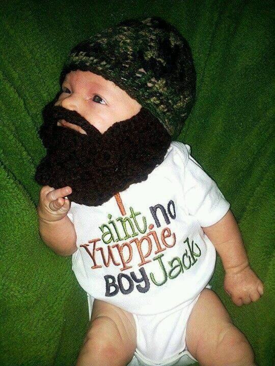 Crochet Hat & Beard.