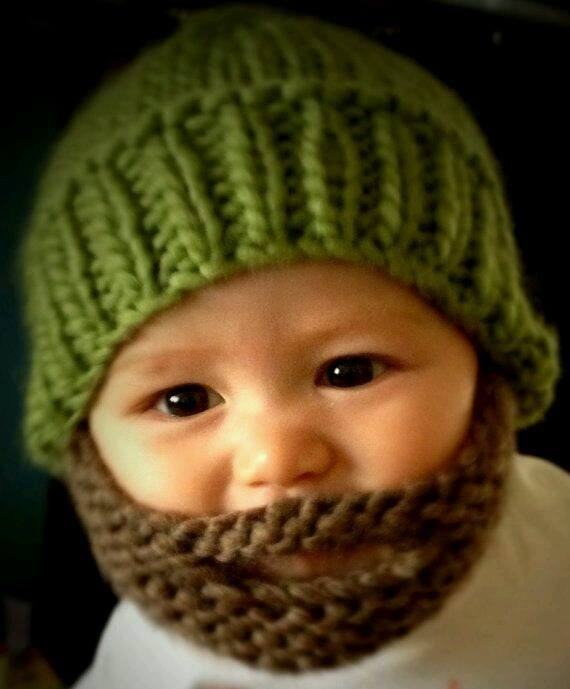 Crochet Hat & Beard.