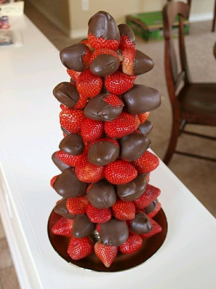 Chocolate Covered Strawberry Trees