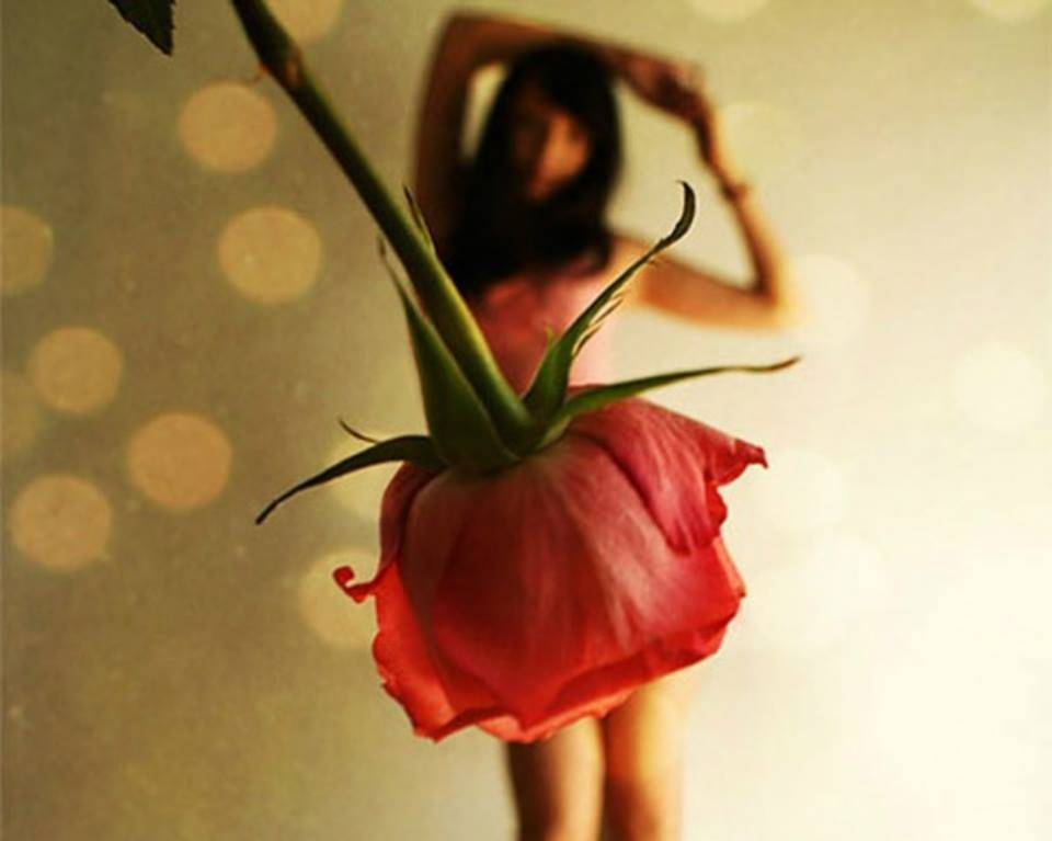 Forced Perspective Flower Girl Photography
